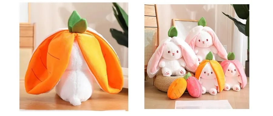 REVERSIBLE PLUSH TOY 翻转兔子玩偶